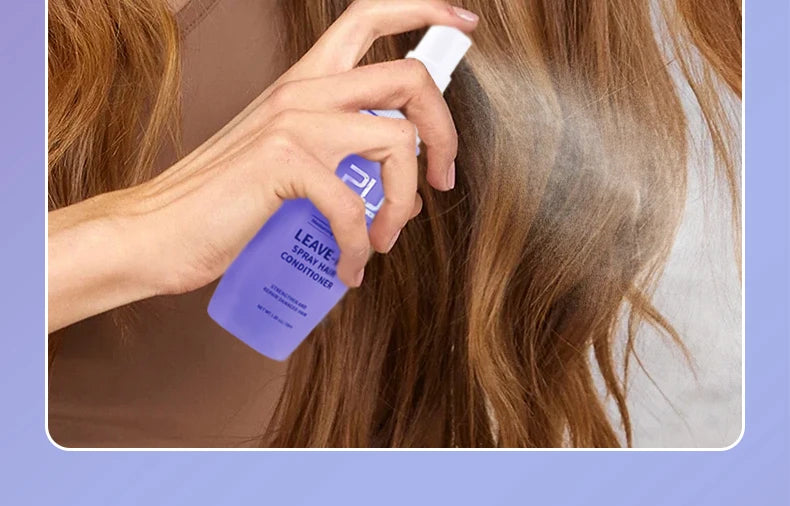 PURC Leave-In Conditioner Hair Spray Smoothing Straightening Shiny Repair Damaged Frizz Hair Treatment Hair Care