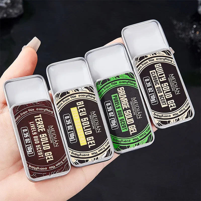 Pheromone Cologne Solid Perfume Fruity Scent Lasting Natural Fragrance Release Charming Confidence Pocket Deodorant Solid Balm