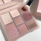 Cement Grey Black Eye Shadow Palette Makeup Eyes Glitter Contour Pigments Palette Pearly Shimmer Fashion Korean Shadow Makeup