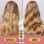 300ml Coconut Leave In Conditioner Spray for Curly Hair Smoothing Anti-Frizzle Soften Hair Protection Spray for Heat Damaged