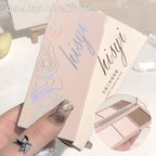 Three color contouring palette: contour and apply eyeshadow to freely create natural nude makeup with light and shadow