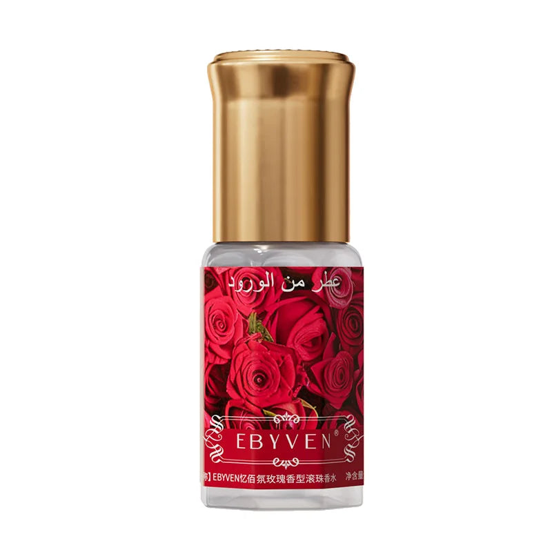 3ml Arabian Floral Perfume Natural Jasmine Rose Osmanthus Scent Eau De Toilette Unisex Fresh Longlasting Portable Roller Perfume