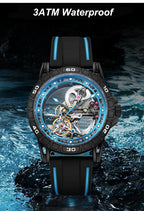 New Watches Mens Top Brand Luxury Automatic Mechanical Clock Casual Tourbillon Men Watch Sport Waterproof relogios masculino
