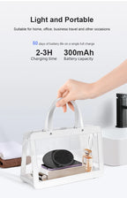 Portable Silicone Waterproof Rechargeable Face Wash Brush, 5 Cleansing Modes, Electric Deep Cleaning for Men & Women