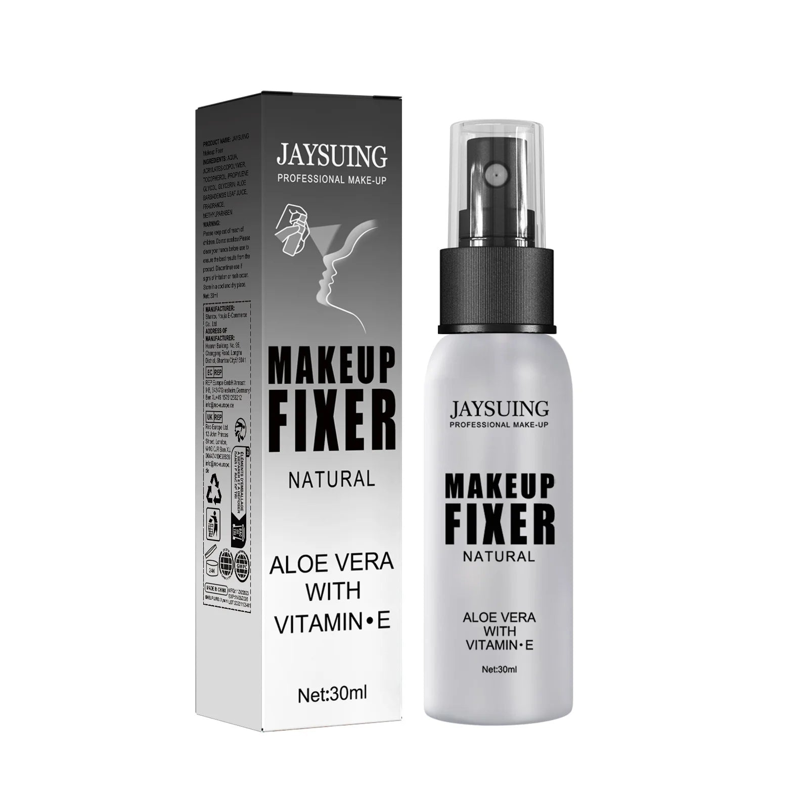 30ml Makeup Setting Spray For Face Transfer-proof Long-lasting Oil-free  No Separation Refreshing Quick Fixer Makeup Spray