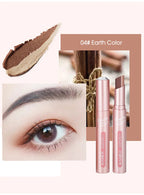 Gradient two-color eye shadow pen waterproof, sweat proof, not easy to smudge, pearlescent, fine shiny, lazy eye shadow s