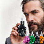 Men's Beard Care Perfume Oil 15ml Gentleman Fragrance Long-lasting Fragrance Brand Skull Perfume Portable Fresh Eau De Perfume