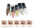 Diamond Shiny Eye Liners Eyeshadow Waterproof Silver Rose Gold Color Glitter Sequins Eyeliner Eye Shadow Makeup Beauty Cosmetics
