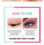 White Dark Matte Eye Shadow Primer Suitable for Oily Eyelid Eye Makeup Base Waterproof and Stain Resistant,Durable Cream Liquid