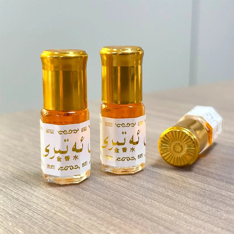 3ml Arabian Floral Perfume Natural Jasmine Rose Osmanthus Scent Eau De Toilette Unisex Fresh Longlasting Portable Roller Perfume