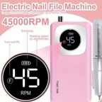 Nail polisher nail polisher removes nails and peels off dead skin, LCD display, metal handle, easy to use without hurting nails.