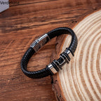 Men's Letter H Bracelet with Magnetic Clasp - Trendy Stylish Initial Jewelry