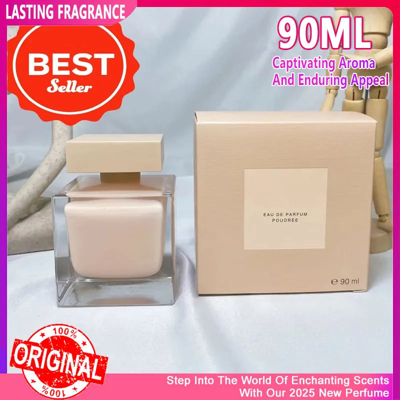 90ml Women Perfume Long Lasting Woody Floral Eau De Parfum EDP Pure Musk Extract Women's Everyday Essential Perfume Gift