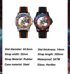 New Watches Mens Top Brand Luxury Automatic Mechanical Clock Casual Tourbillon Men Watch Sport Waterproof relogios masculino