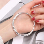 Luxury Shiny Full-blown Flowers Bracelet For Women Original Texture Adjustable Solid Bracelets Light Luxury Party Jewelry