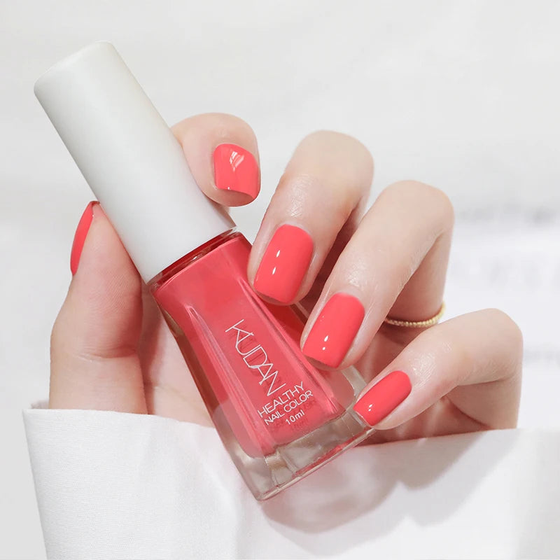 1PC 10ml Glass Bottle Colorful Nail Polish For Nails Nail Art Varnish Fashion DIY Design Manicure No Need Lamp Autumn Winter