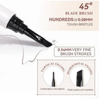 Double-Ended Eyebrow Cream, Waterproof And Sweat Proof, Smudge Proof, Long Lasting Makeup Without Separation