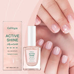 Jelly Nail Polish - Transparent Pink Water-Based Nail Polish, Autumn & Winter Shade, Skin-Whitening, Fine Glitter, Girly Pink