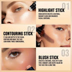 Moisturizer Contour Concealer Foundation Waterproof Face Corrector Full Cover Dark Circles Contour Stick Primer Pen Cosmetics