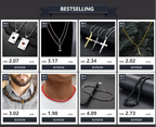 Noter New Trendy Men Airplane Necklace 28 Inchs Long Collar Hiphop Rock Pendant Colar Masculino Male Accessories Boyfriend Gift
