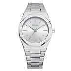 Luxury unique watches for men alloy steel with quartz watches simple line dial business party men watches fashion men's watches
