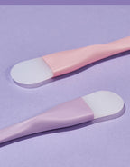 Double head silicone facial mask brush face cleaning scraper daub type mud film special brush beauty tool