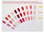 BORN PRETTY 15ml Milky Pink Rubber Base Gel Nail Polish Glitter Semi-Permanent Varnish Soak Off Self Leveling UV LED Polish