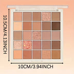 25 Color eye shadow Palette - Matte and glossy finish, waterproof, earth tones, create amazing eye makeup