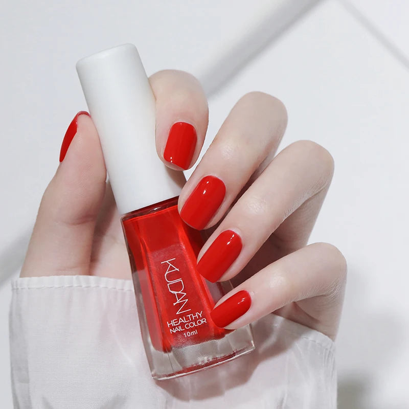 1PC 10ml Glass Bottle Colorful Nail Polish For Nails Nail Art Varnish Fashion DIY Design Manicure No Need Lamp Autumn Winter