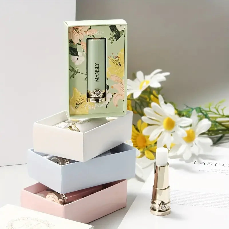 Portable Solid Perfume For Women And Men,Refreshing Long Lasting Solid Balm,Perfume For Dating And Daily Life Gift Aromatherapy