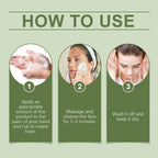 Green Tea Salicylic Acid Facial Cleanser Cleansing Pore Refining Hydrating Blackhead Removal Oil Control Non-Drying Face Wash