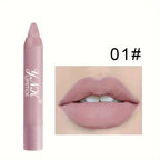 Nude Lipstick Colors Lasting Velvet Matte Non-Stick Cup Solid Lip Gloss Moisturizing Not Fading Lips Tint Makeup Cosmetics