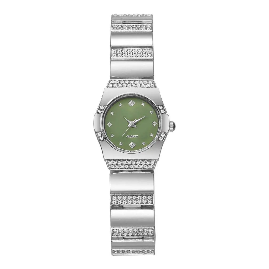 Luxury Rhinestone Women Watches Fashion Small Dial Steel Strap Quartz Wristwatches for Girls Clock Reloj Mujer