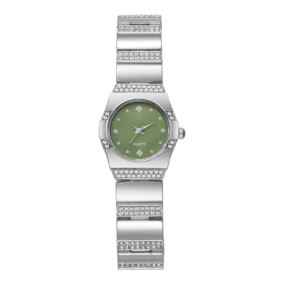 Luxury Rhinestone Women Watches Fashion Small Dial Steel Strap Quartz Wristwatches for Girls Clock Reloj Mujer