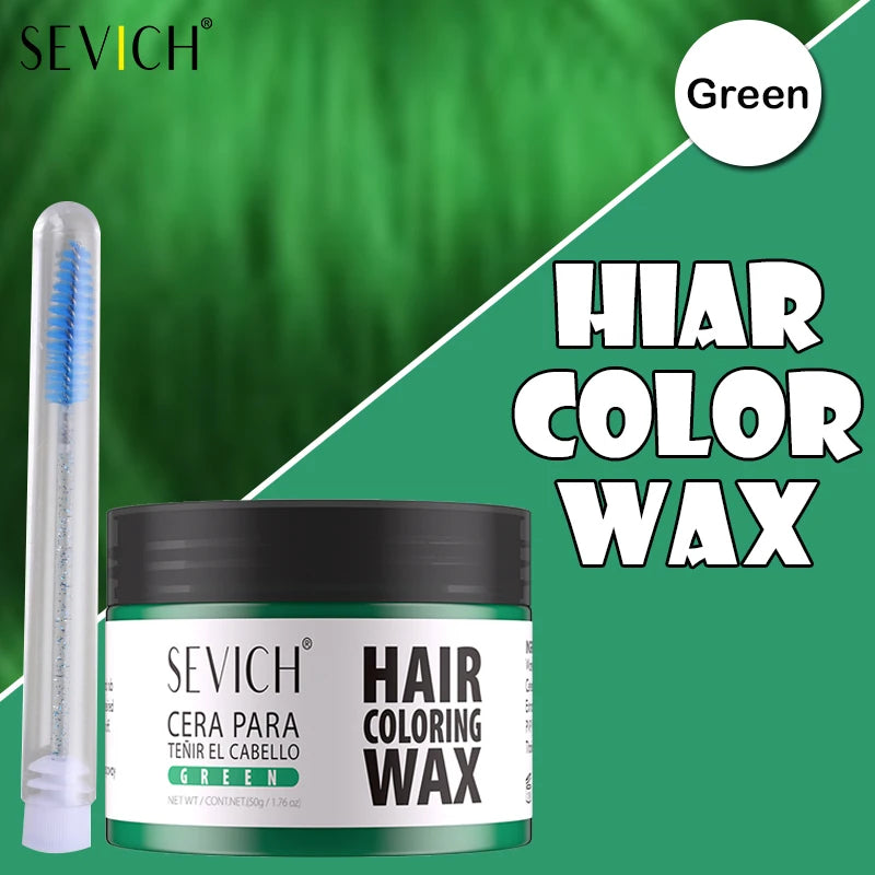 Hair Localized Staining 13 Color Temporary Diy Hair Colour Wax Easy To Wash One-Time Hair Dyed Mud Long Lasting Hair Color Cream