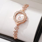 Luxury Women's Watches Elegant Luxury Gold Watch for Women Quartz Waterproof Wristwatches Ladies Relojes Para Mujer