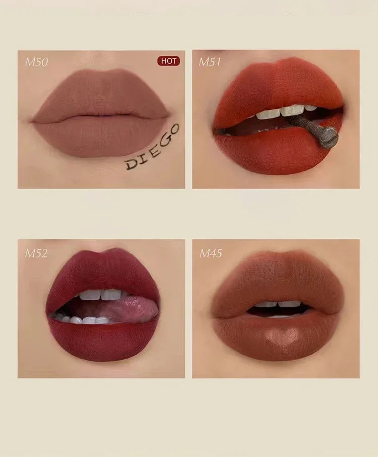 Girlcult Lipstick Lip Cream Non-Stick Lip Glaze Liquid Lipstick Lipgloss Matte  Long Lasting Makeup Cosmetics Rare Makeup Beauty