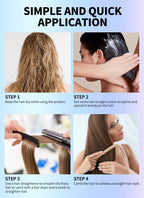 Keratin Hair Straightening Cream Hair Repair Conditioner Reduce Frizzy and Dry Hair Care Set Hair Salon Protein Correction Cream