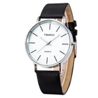 Luxury Women Watches 2025 New Stylish Silver Minimalist Business Ladies Quartz Watch Breathable Leather Steel Clock Reloj Mujer