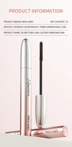 MACKANDY Black Mascara Makeup Volumizing&Lengthening Mascara, Thickening Washable Longwear Smudge Resistant Make Up Cruelty Free