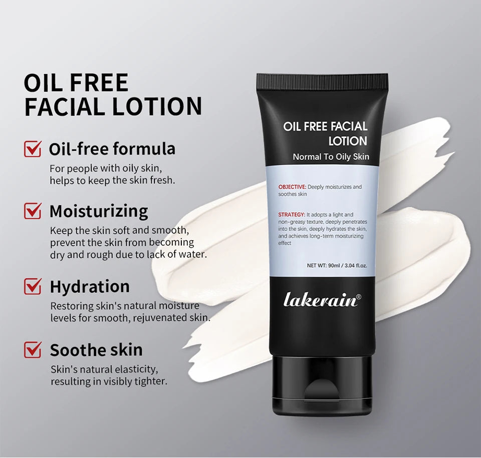 Men’s Hydrating Cream Oil Free Facial Lotion Moisturizer for Normal Oily Skin deeply moisturizing hydrating Skincare Firm skin