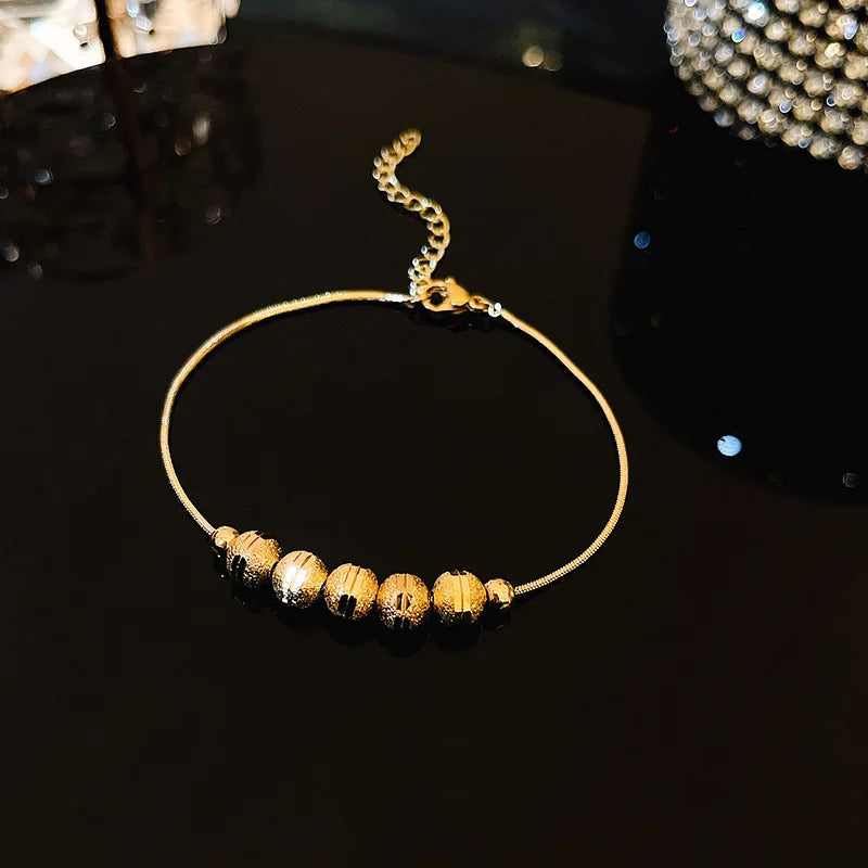 Luxury Classic Full of Rhinestones 18K Gold Plated Bracelets For Women Sparkling Simple Zircon Bracelets Jewelry Birthday Gifts