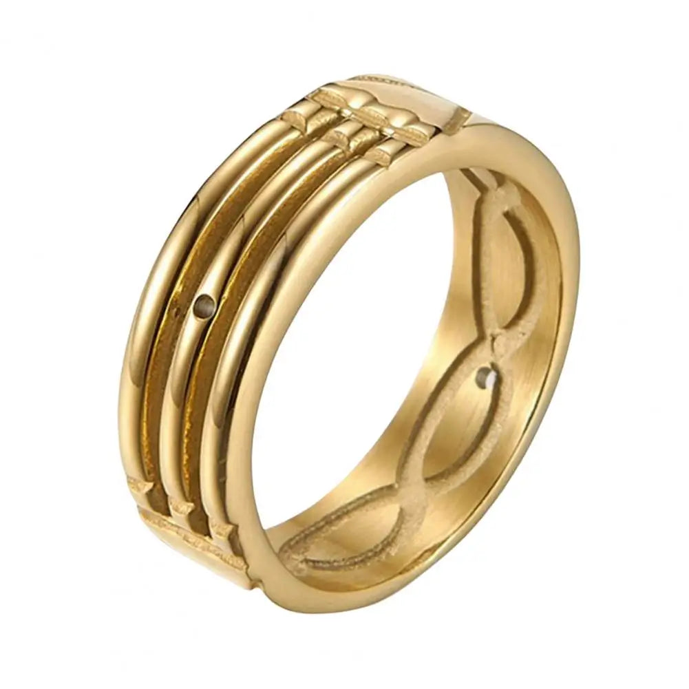 Men Fashion Ring Alloy Male Finger Ring Gift Dress Up  Luxury Wedding Ring Male Party Charm Jewelry