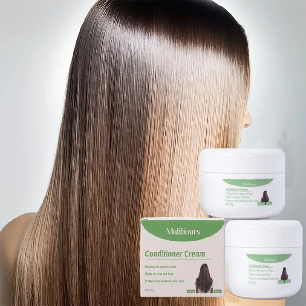 Muliliours Leave-In Hair Conditioner Deep Moisturizing with Strong Strands Natural Ingredients for All Hair Types Gentle Care