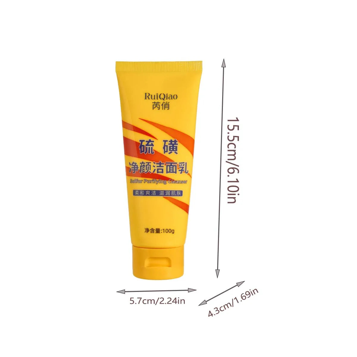 Gentle And Non - Irritating Sulfur Cleanser That Refreshes, Controls Oil, Moisturizes And Nourishes the Skin