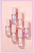 Pearlescent Pink Glitter Lip Oil Lustrous Color Changing Lip Gloss Moisturizing Makeup Lip Balm Mirror Glass Lip Glaze Cosmetics