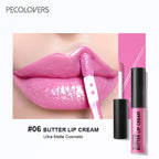 1PC Butter Gloss Non-Sticky Lip Gloss Long Lasting Nude Lip Makeup Hydrating Lip Gloss with Essential Oil Liquid Lipstick