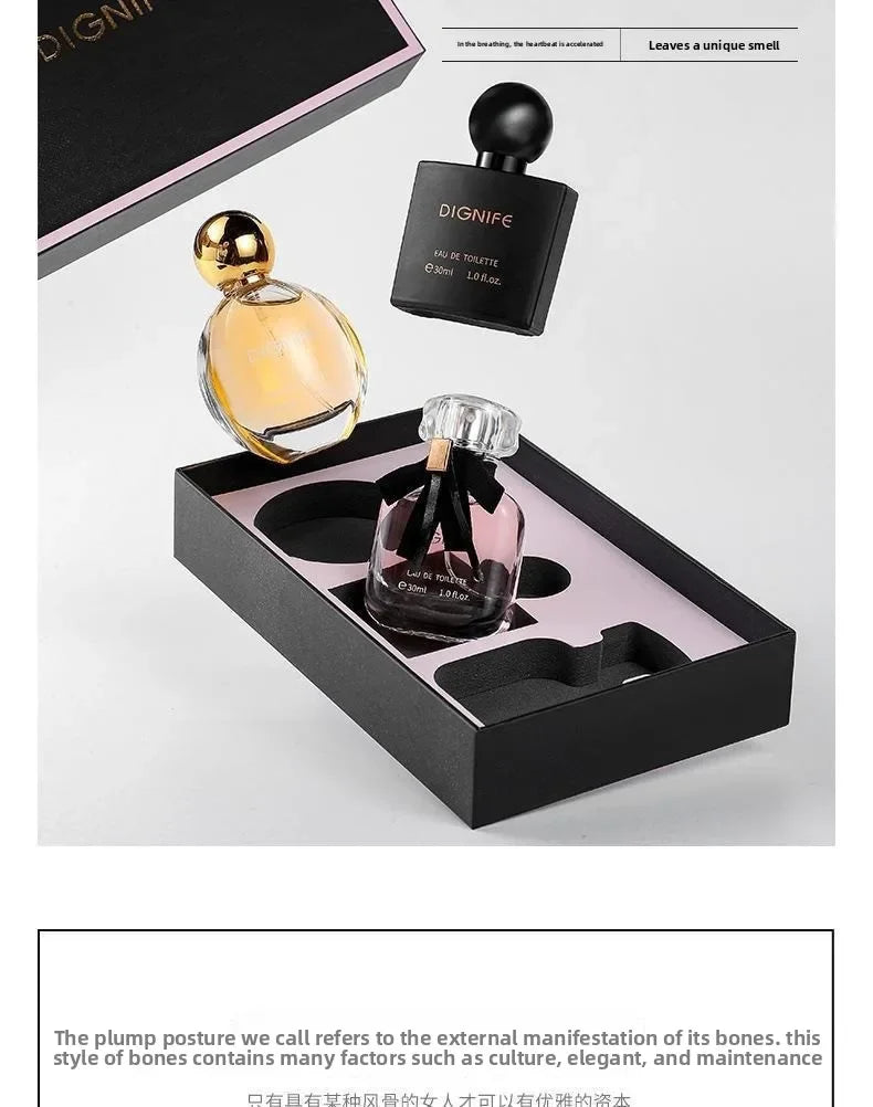 Women Perfume High Quality Classic Elegant Eau De Parfum Long Lasting Floral Woody Scents Exquisite Fragrance Trio for Gifting