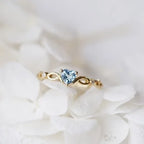 Simple Heart Ring For Women Female Cute Finger Rings Romantic Birthday Gift For Girlfriend Fashion Zircon Stone Jewelry