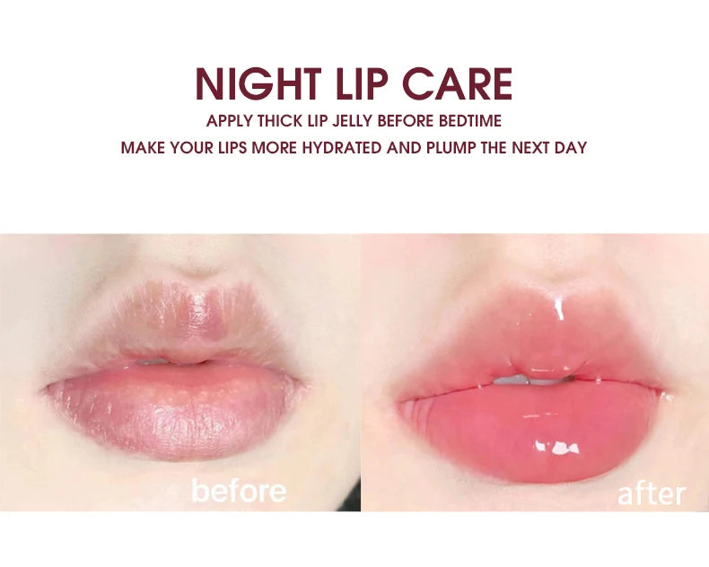 Lightweight and plump lip balm with a glossy mirror finish. The glass lips are moisturized and moisturized with lip oil